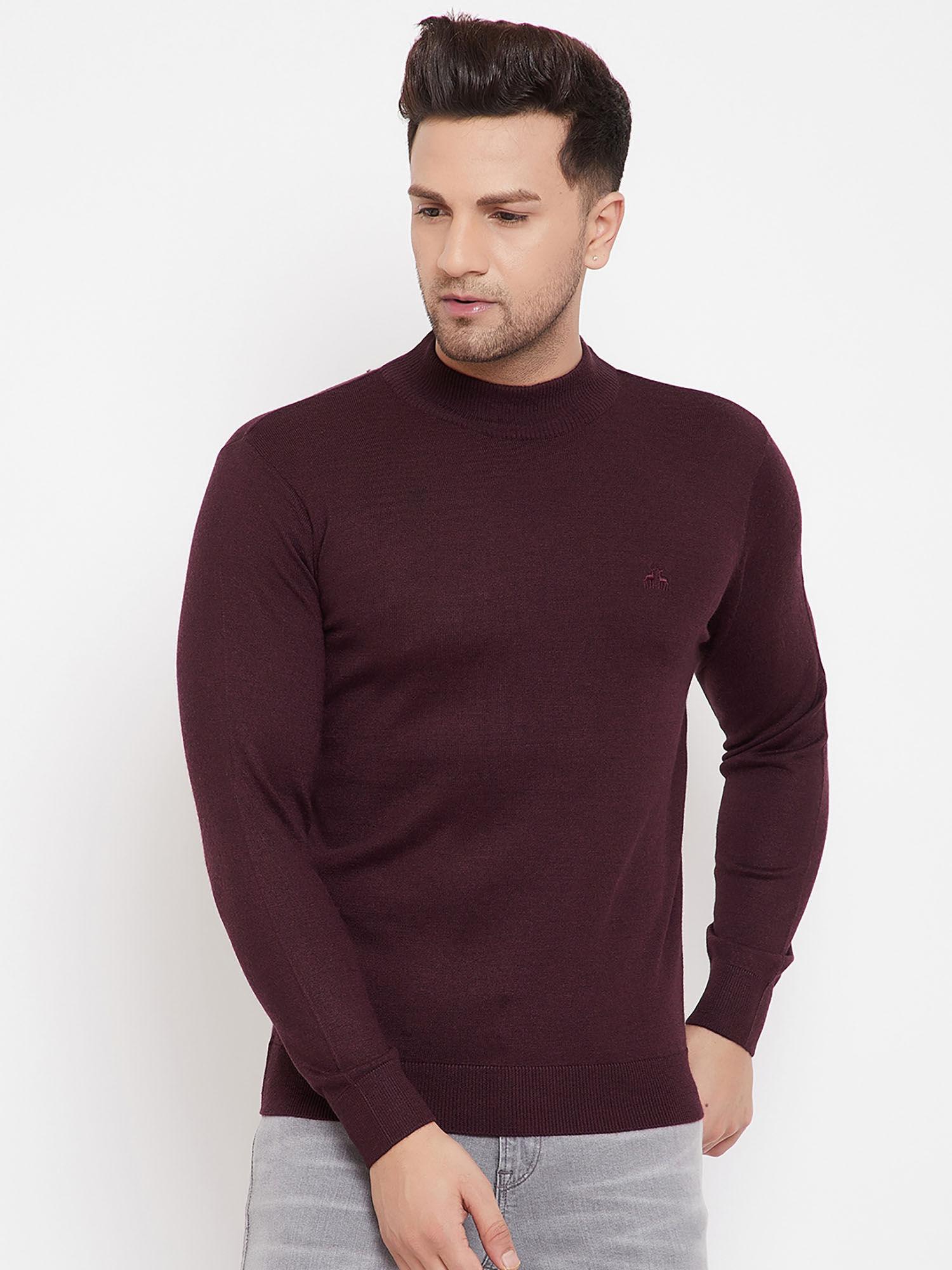 98 Degree North T-neck Marron sweater men