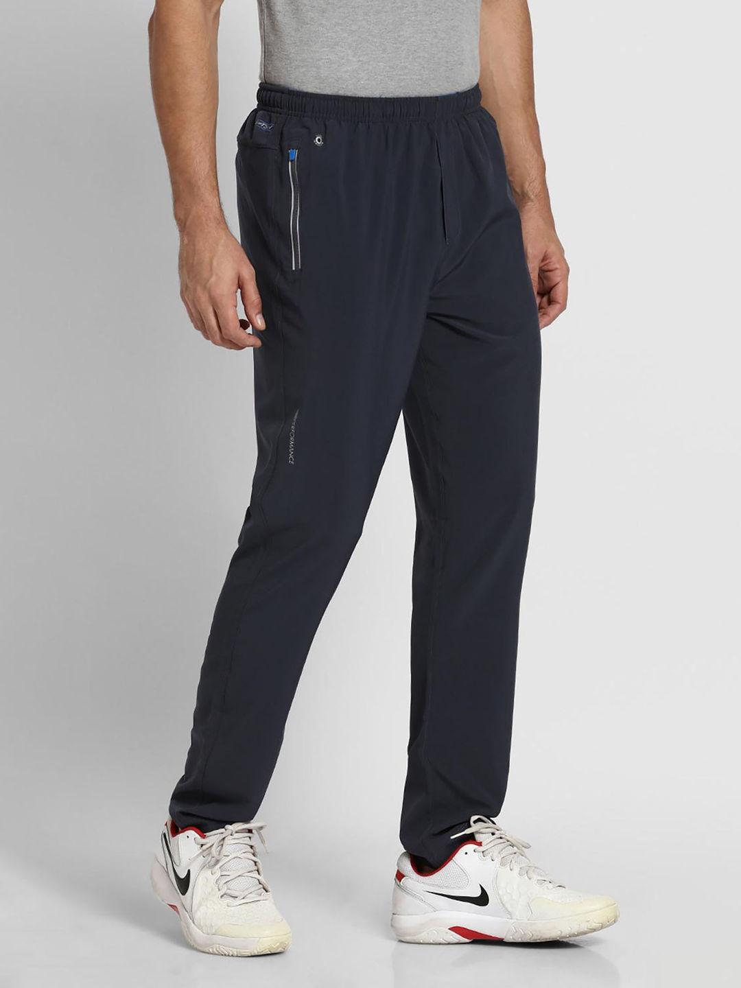 Van Heusen polyester trackpants men black