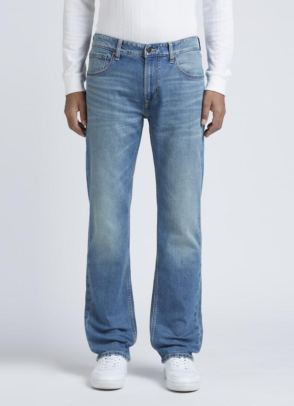 Pepe Holborne Blue Mid Rise Straight Jeans