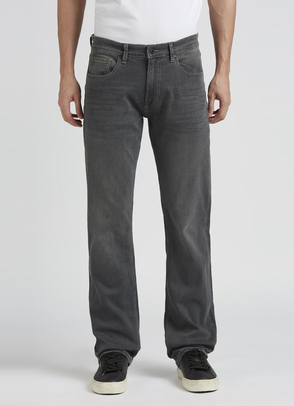 Pepe Holborne Black Mid Rise Straight Jeans