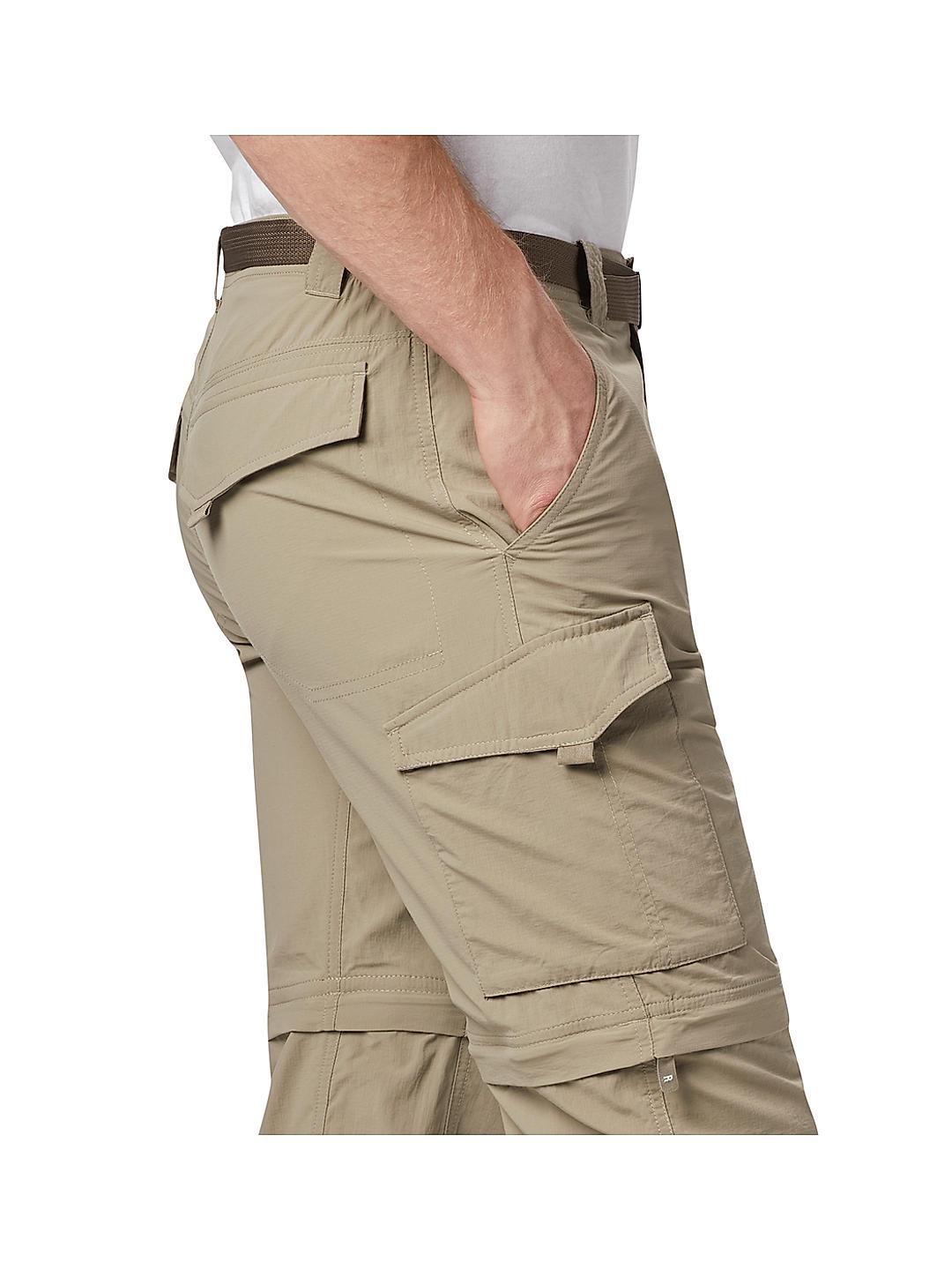 Columbia Mens Beige Omni-Wick Silver Ridge Convertible Pant