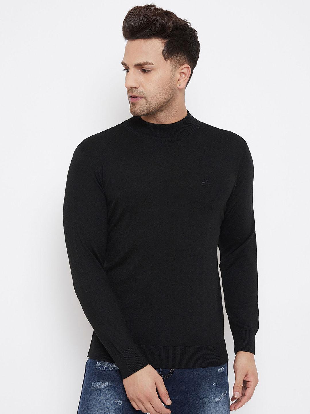 98 Degree North T-neck Black sweater men