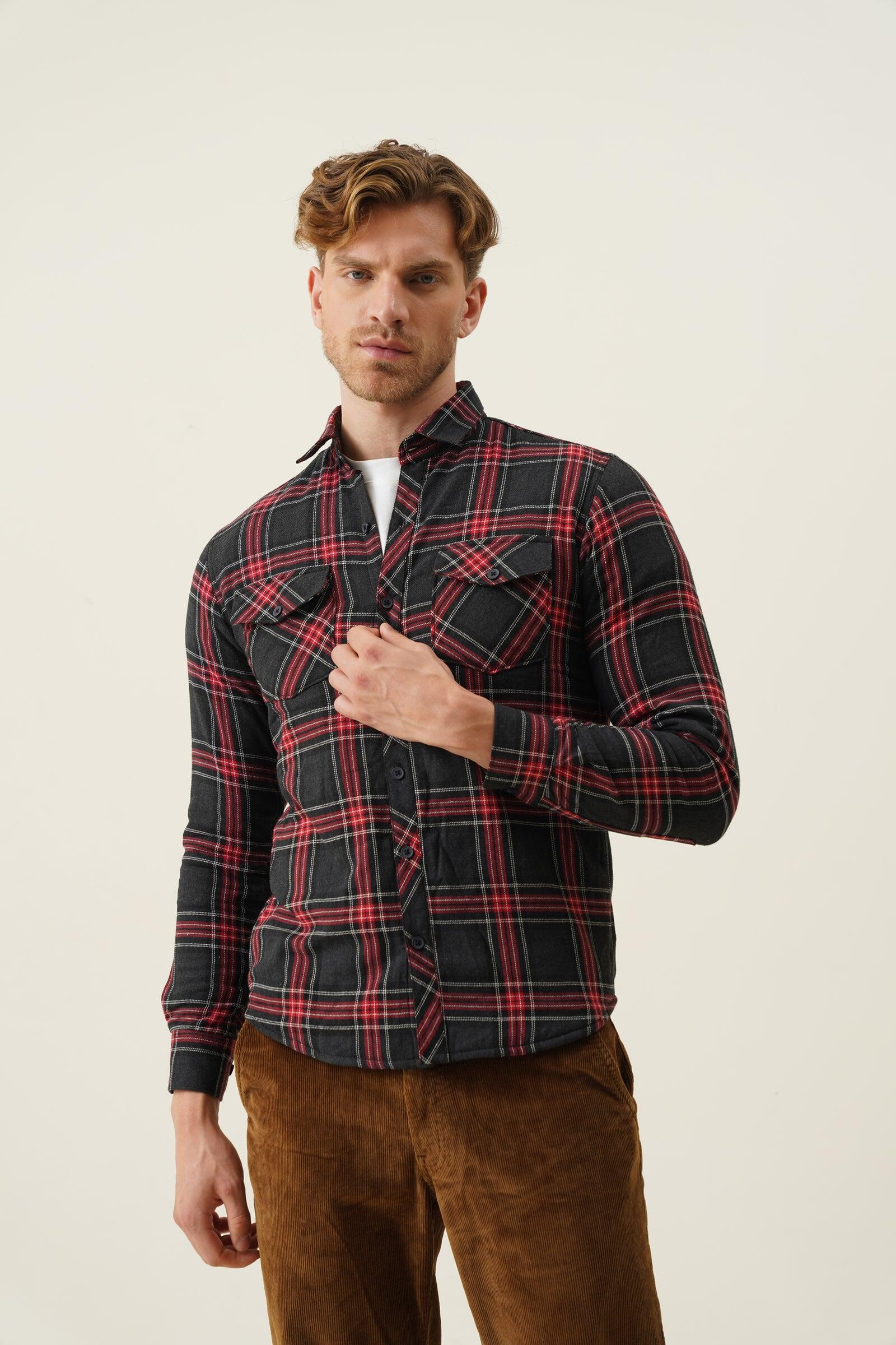 Pearl seven Winter Fleece Lining Shirt/Overshirt