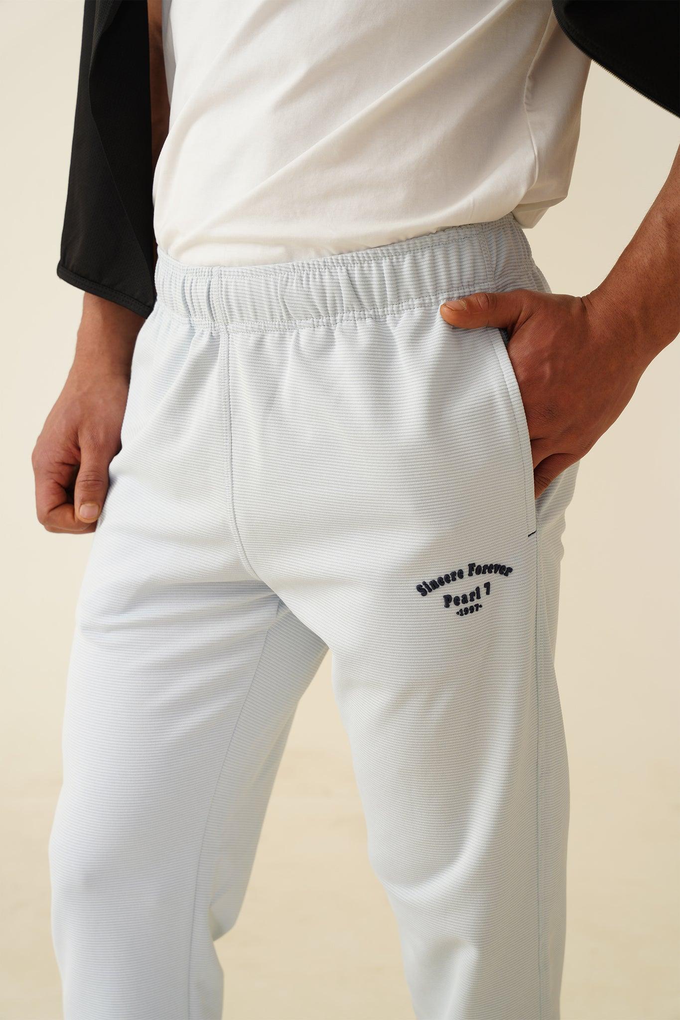Pearl seven polyester trackpants Men sky