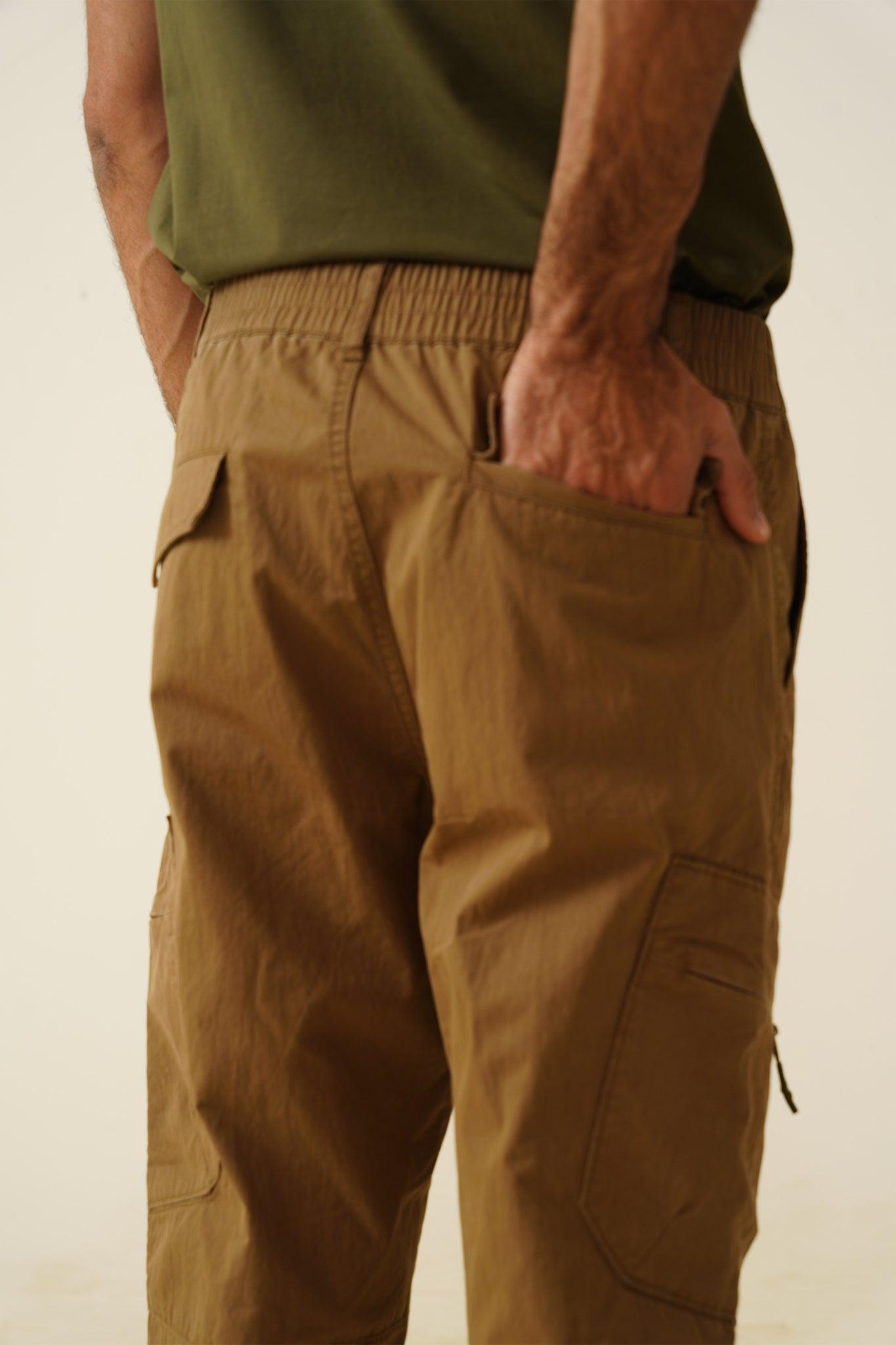 Pearl seven causal daily use cargo khaki