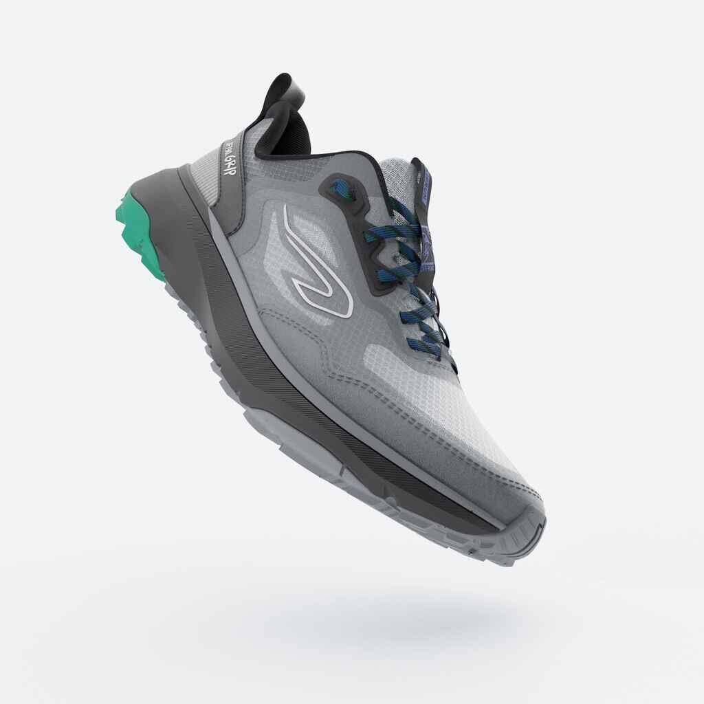 KIPRUN Men Running and Trail Running Shoes, Kiprun JF 190 Grip - Silver Grey