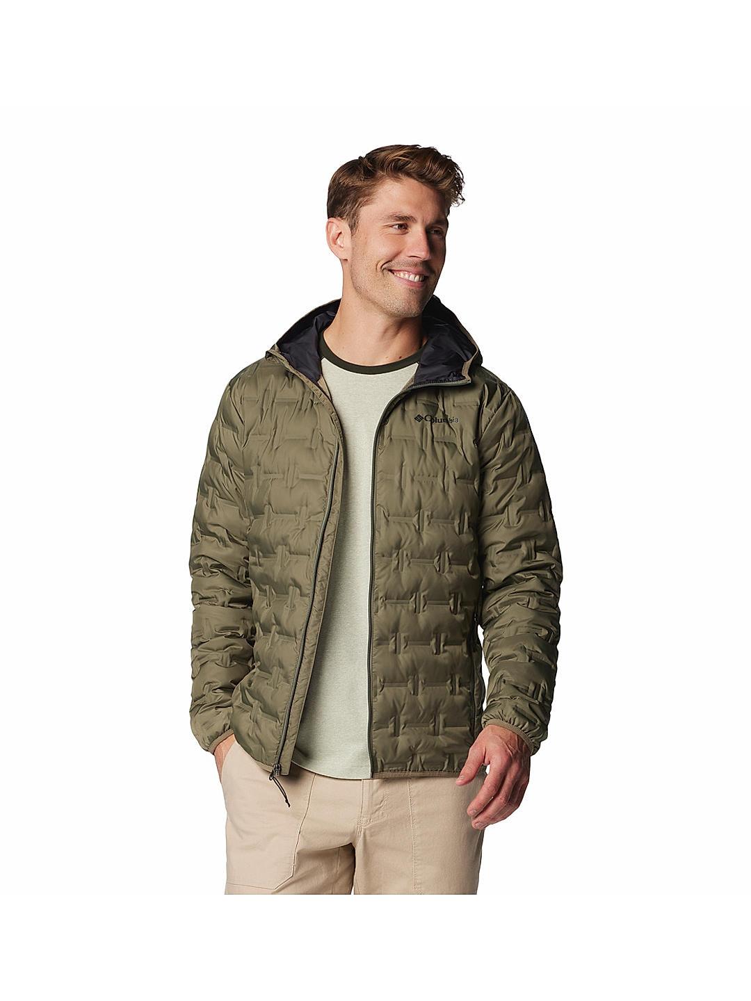 Columbia Mens Olive Omni-Heat Reflective Delta Ridge II Down Jacket
